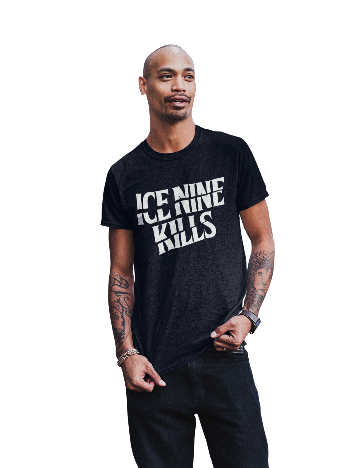 MerchMoment Ice Nine Kills - Slash Logo T-Shirt Black