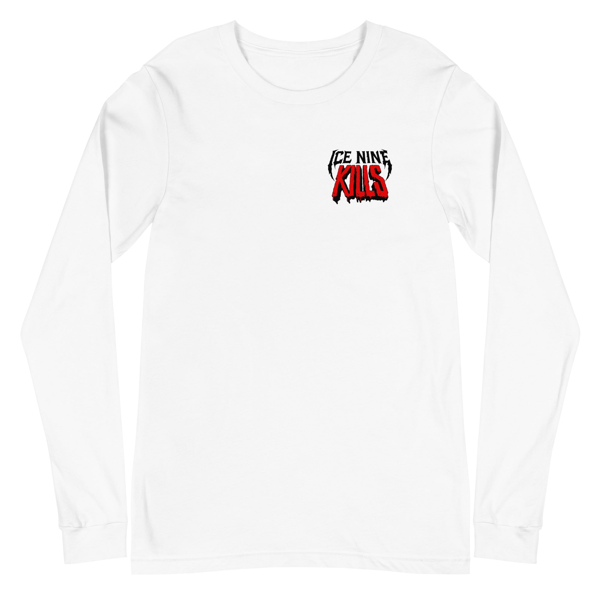 MerchMoment Ice Nine Kills - Small Logo Long Sleeve T-Shirt White
