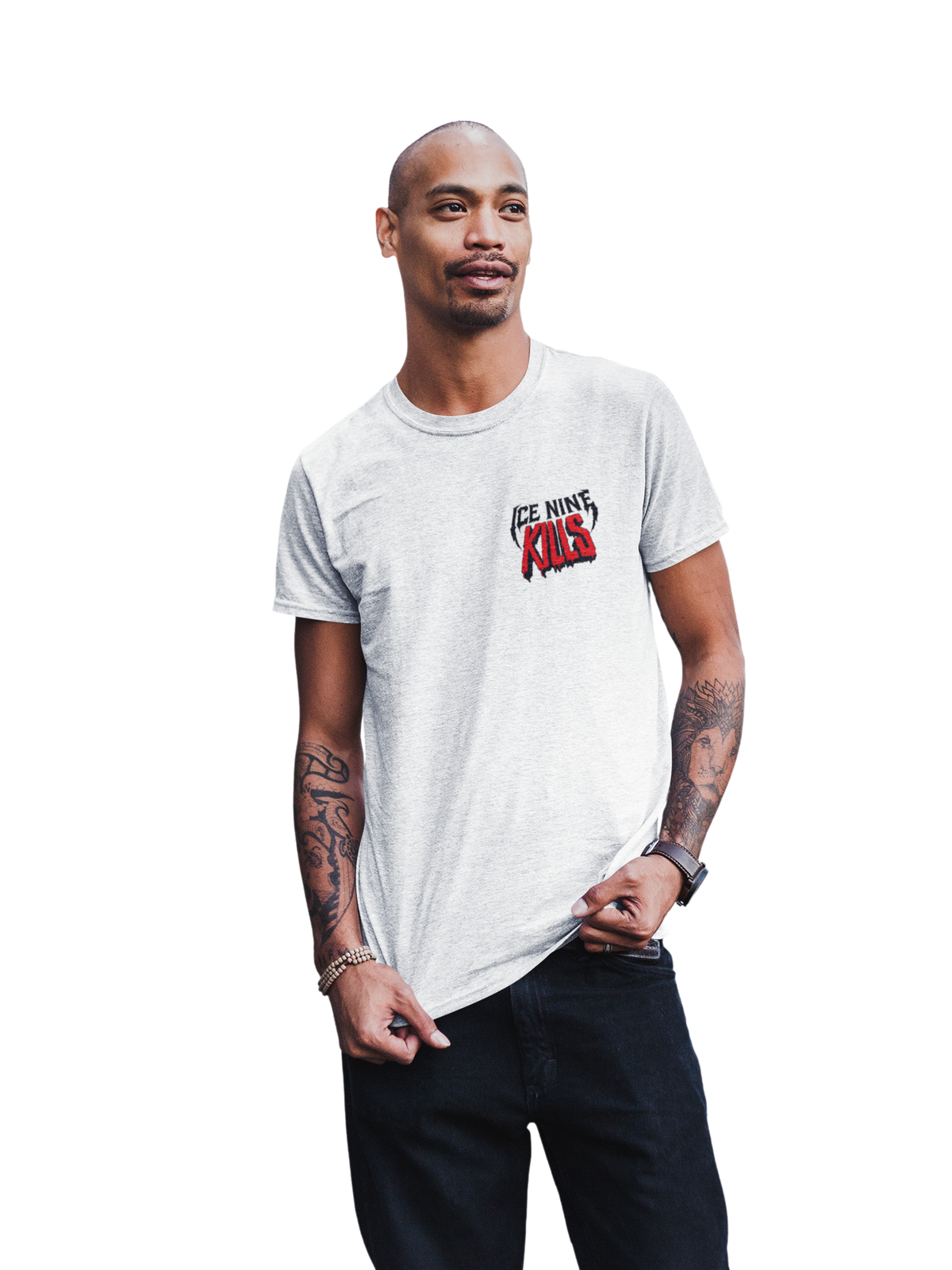 MerchMoment Ice Nine Kills - Small Logo T-Shirt White