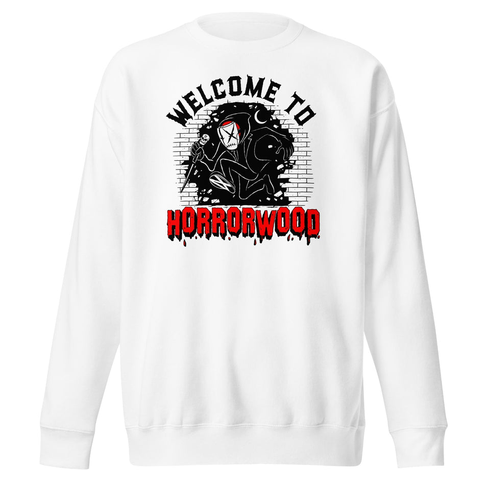MerchMoment Ice Nine Kills - Welcome to Horrorwood Sweatshirt White