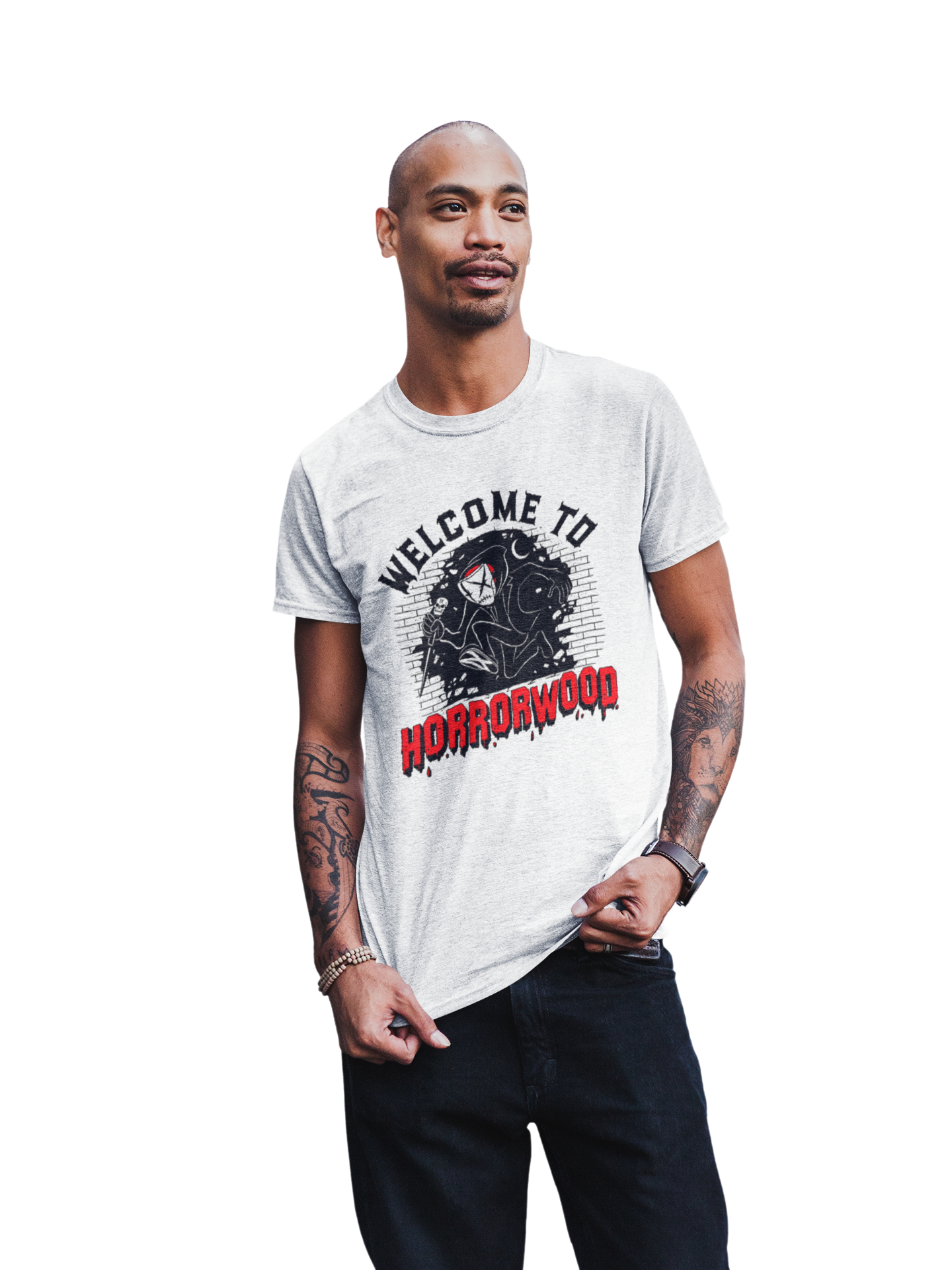 MerchMoment Ice Nine Kills - Welcome to Horrorwood T-Shirt White