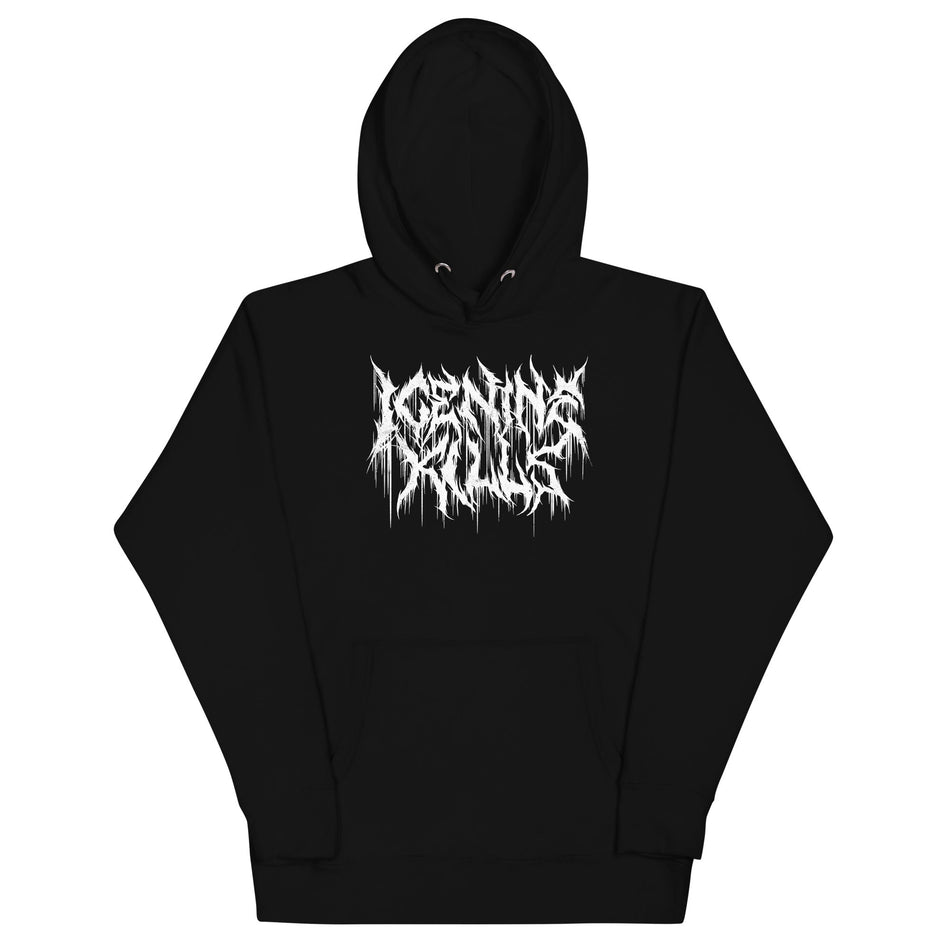 MerchMoment Ice Nine Kills - White Drip Logo Hoodie Black