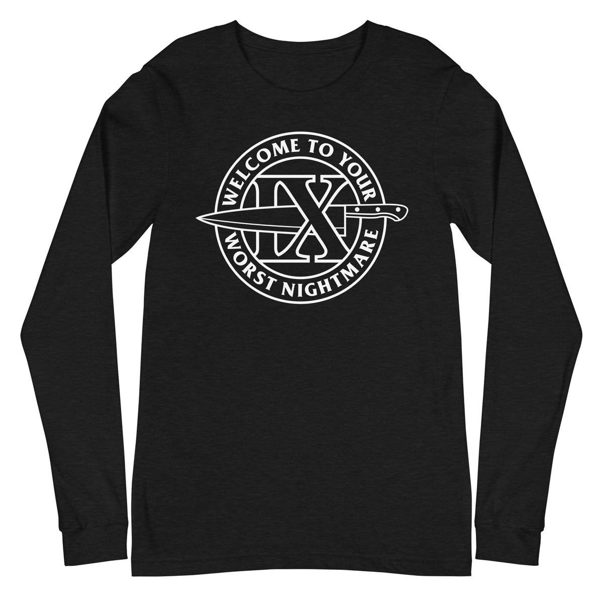 MerchMoment Ice Nine Kills - Worst Nightmare Long Sleeve T-Shirt Black