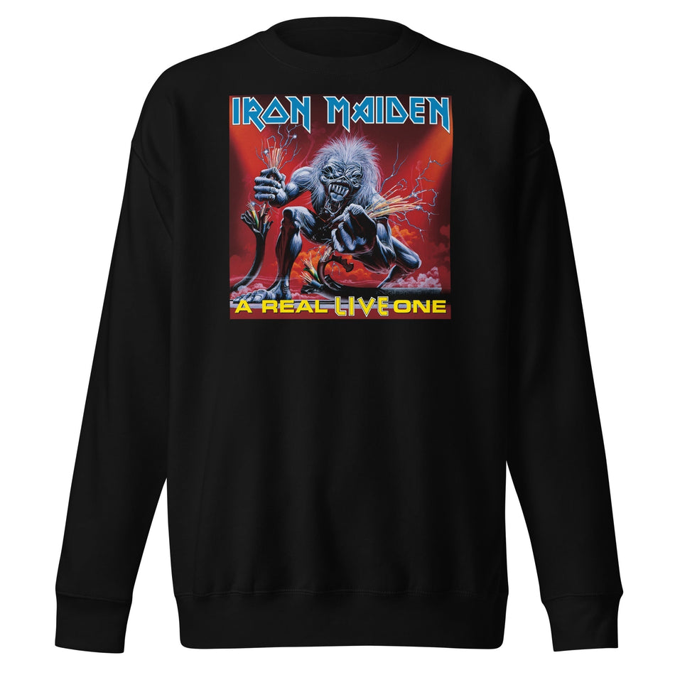 MerchMoment Iron Maiden - A Real Live One Sweatshirt Black