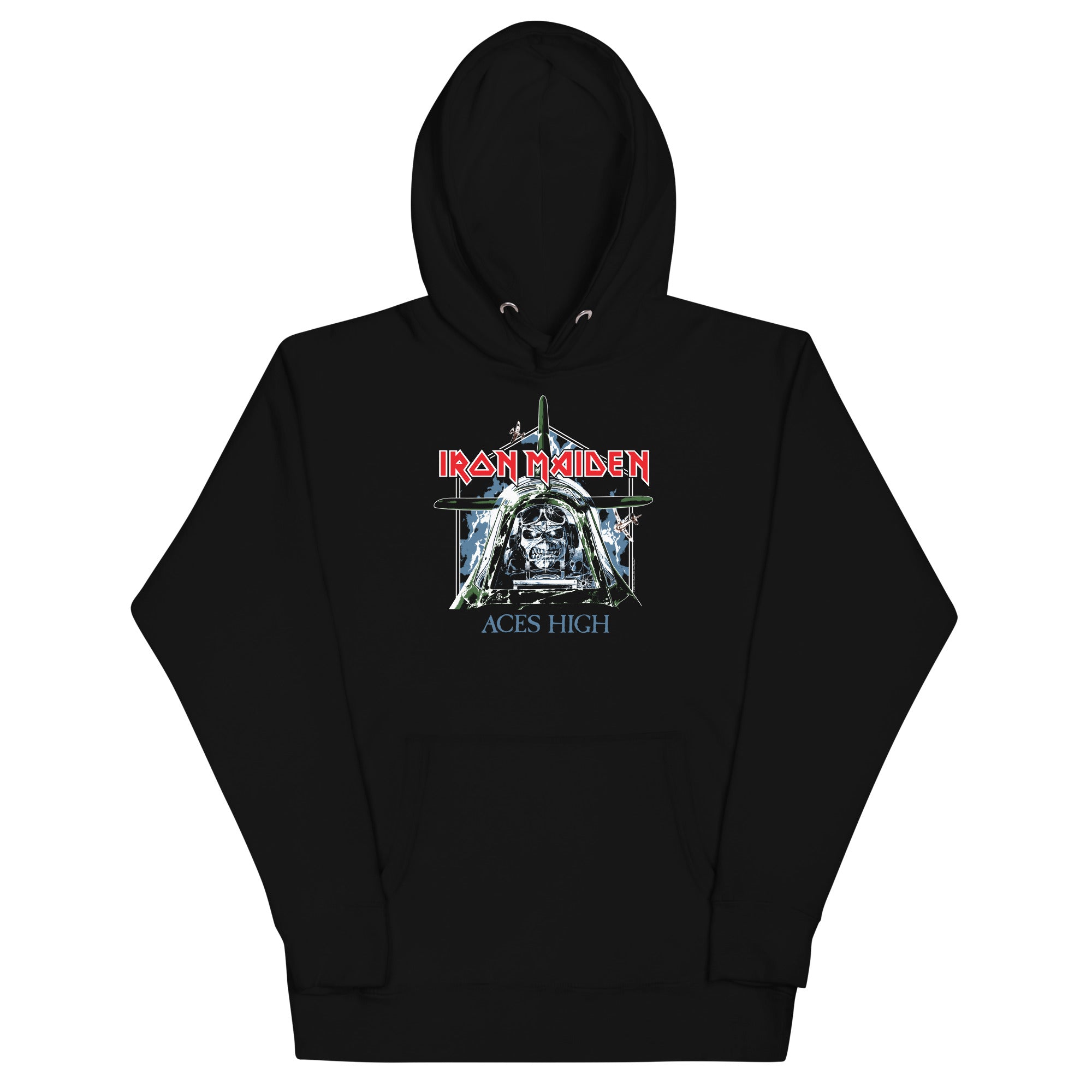 MerchMoment Iron Maiden - Aces High Hoodie Black