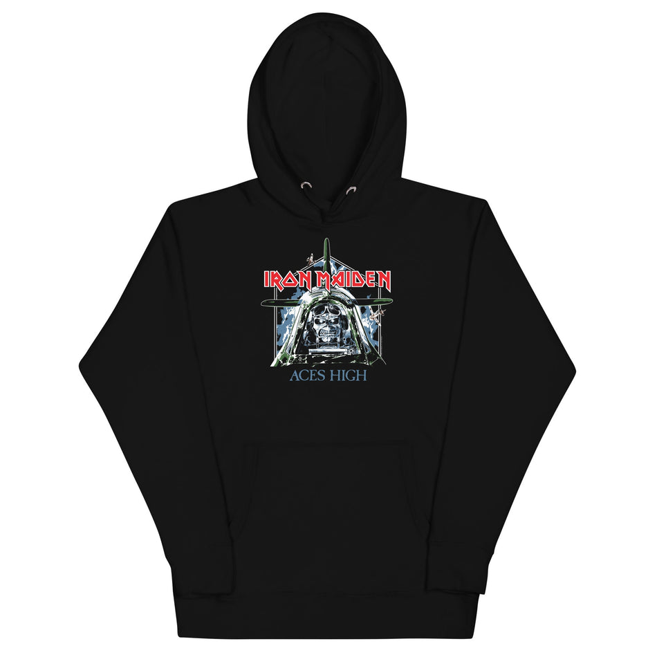 MerchMoment Iron Maiden - Aces High Hoodie Black