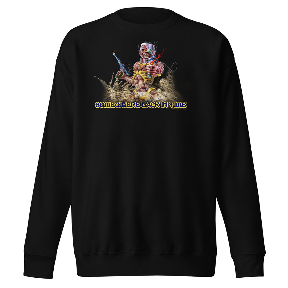 MerchMoment Iron Maiden - Back in Time Sweatshirt Black