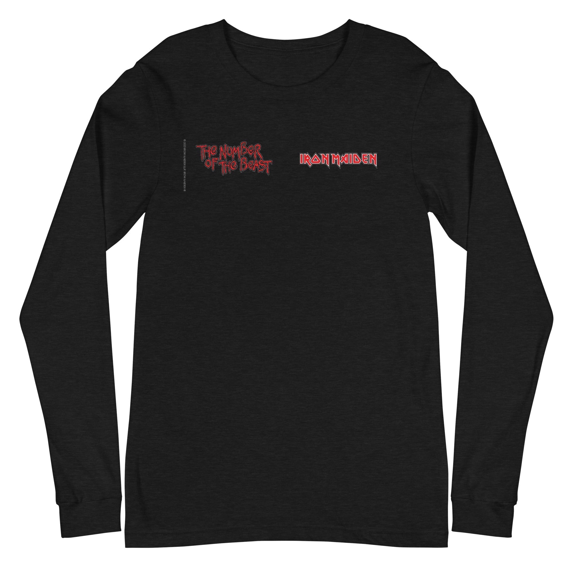 MerchMoment Iron Maiden - Beast Logo Long Sleeve T-Shirt Black