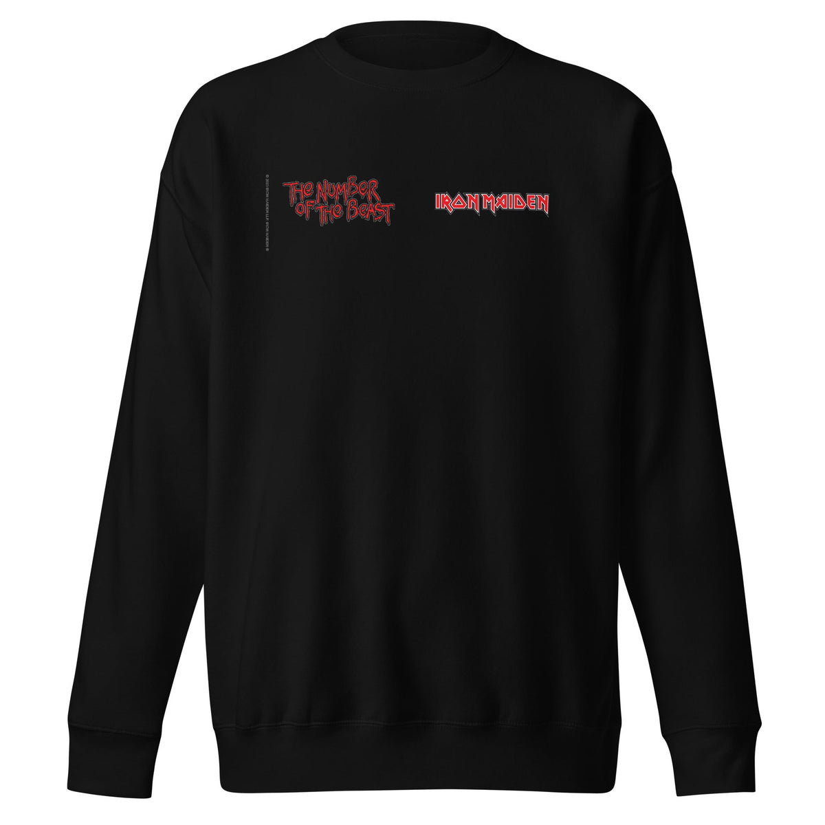 MerchMoment Iron Maiden - Beast Logo Sweatshirt Black
