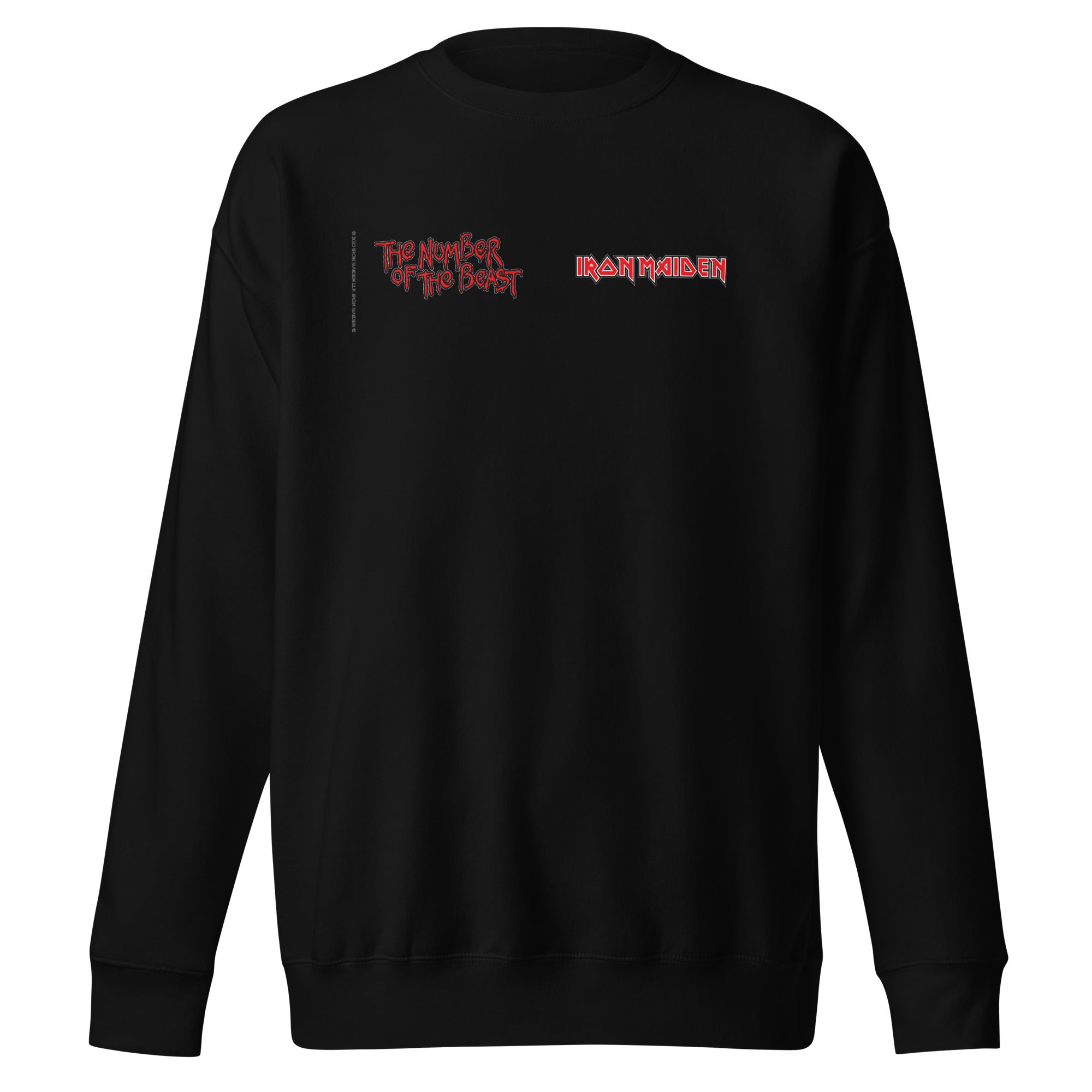 MerchMoment Iron Maiden - Beast Logo Sweatshirt Black