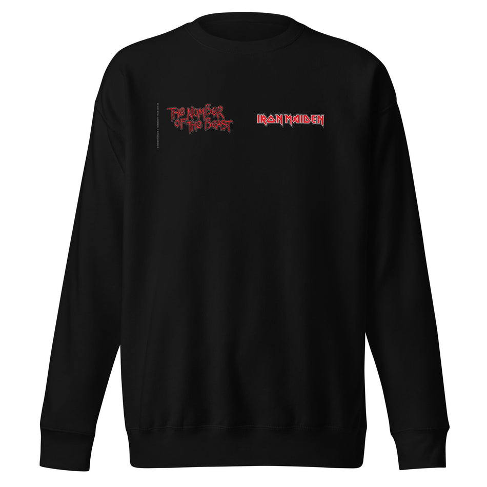 MerchMoment Iron Maiden - Beast Logo Sweatshirt Black