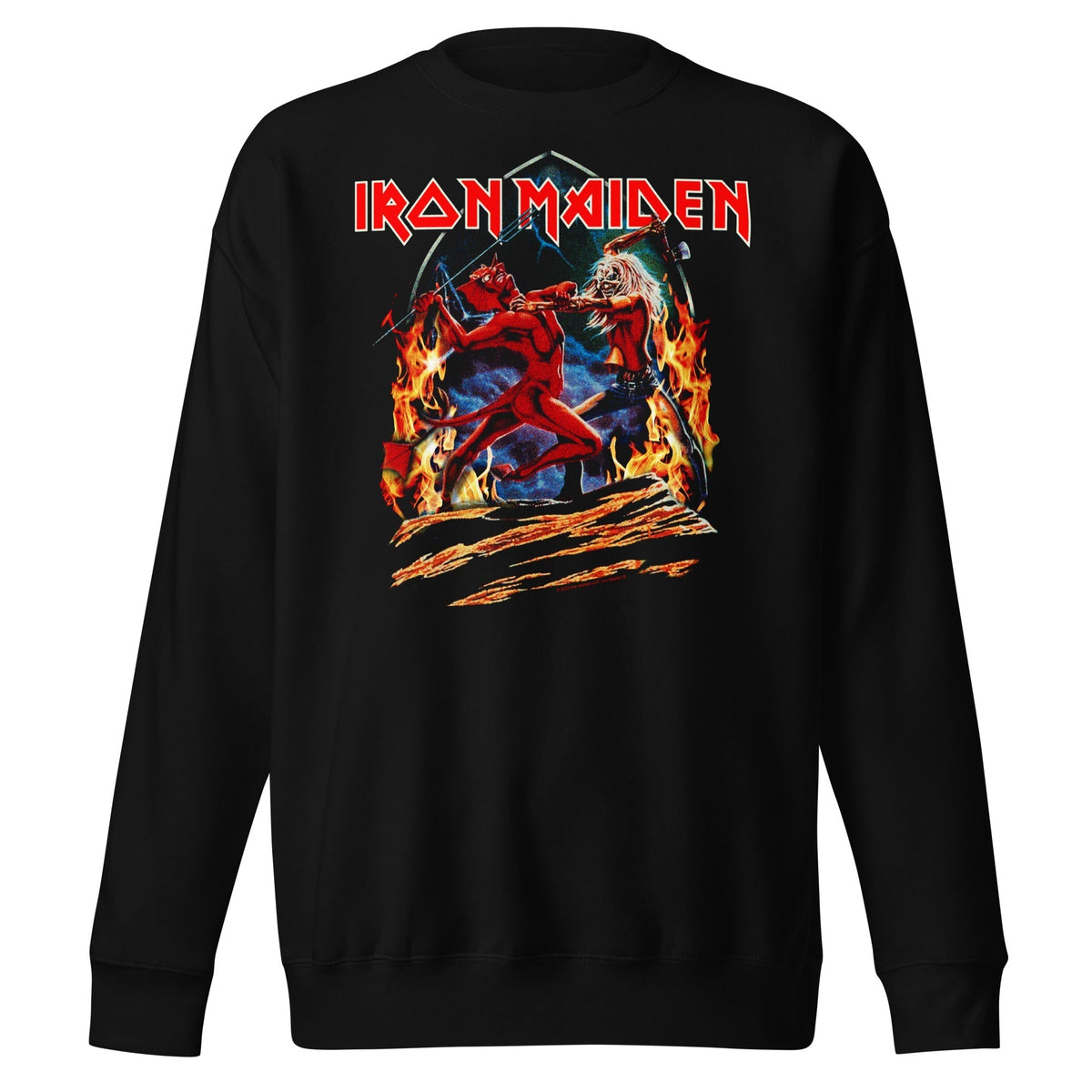 MerchMoment Iron Maiden - Devil Battle Sweatshirt Black