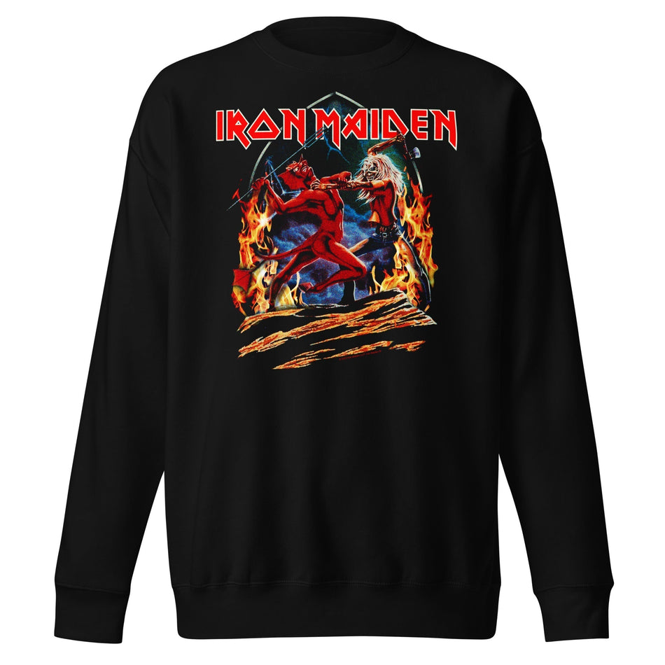 MerchMoment Iron Maiden - Devil Battle Sweatshirt Black