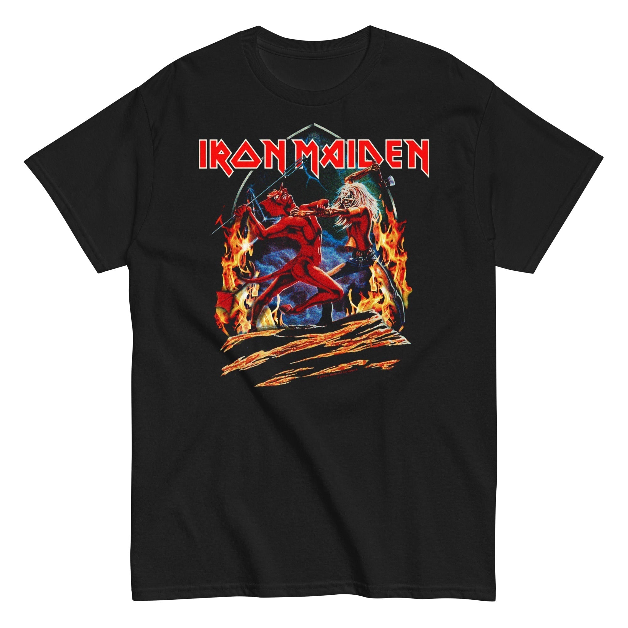MerchMoment Iron Maiden - Devil Battle T-Shirt Black