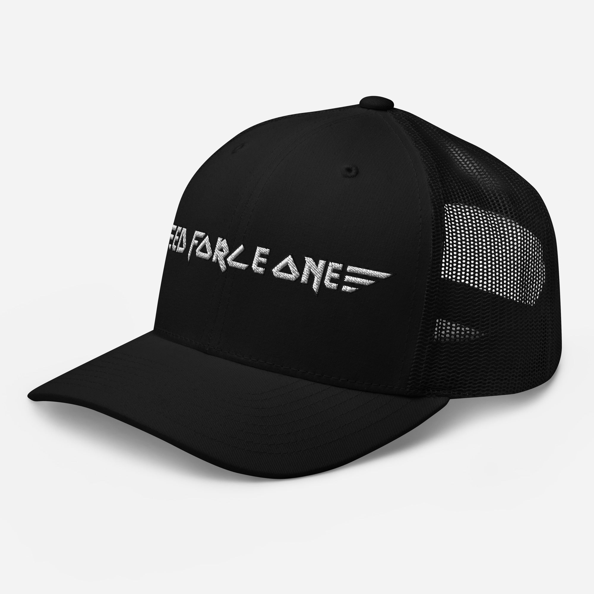 MerchMoment Iron Maiden Ed Force One Embroidered Trucker Hat