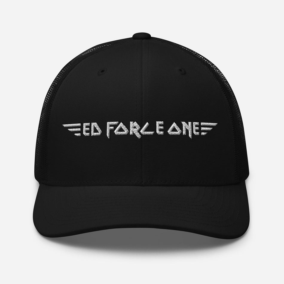 MerchMoment Iron Maiden Ed Force One Embroidered Trucker Hat