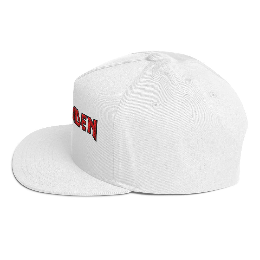 MerchMoment Iron Maiden Embroidered Snapback Hat
