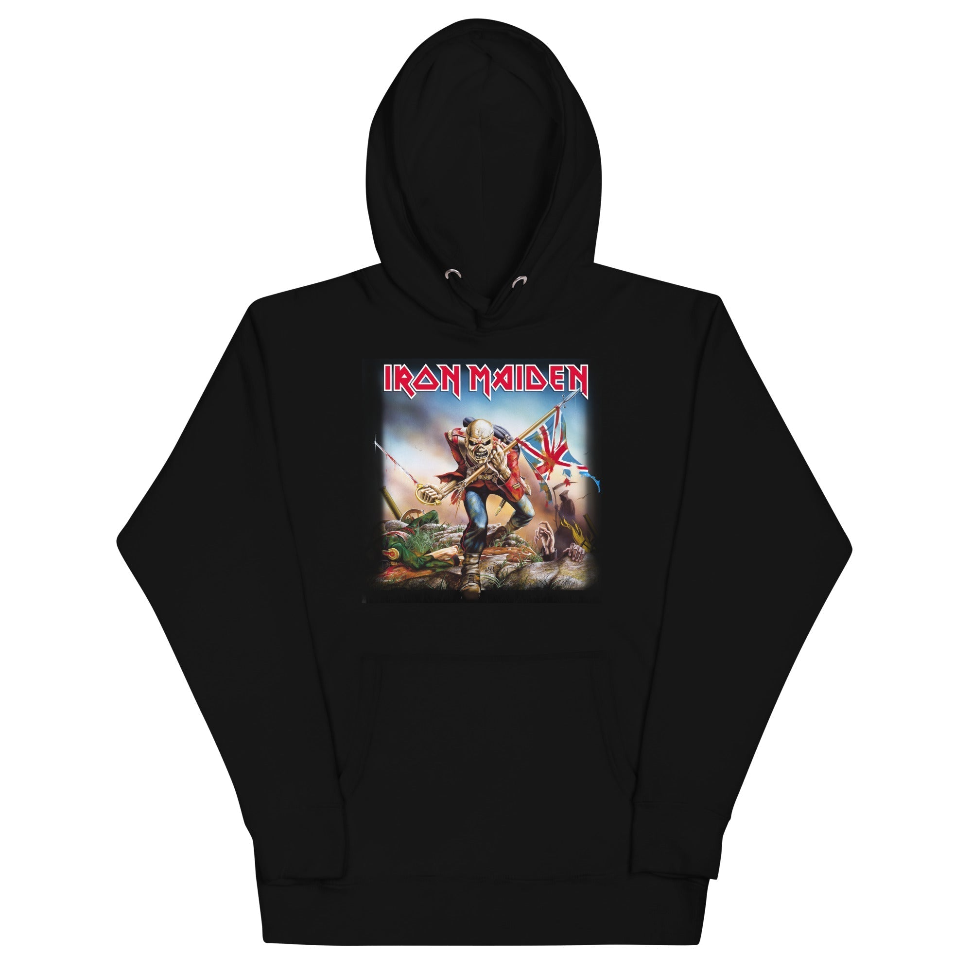 MerchMoment Iron Maiden - Flag Hoodie Black