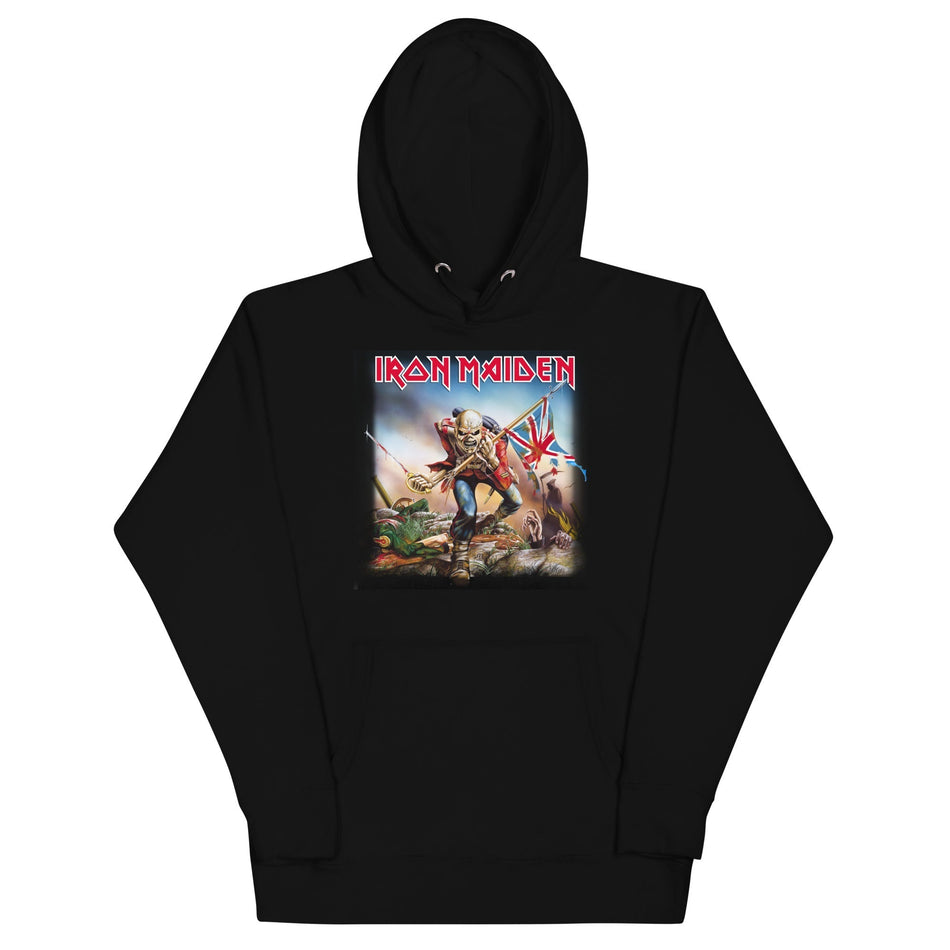 MerchMoment Iron Maiden - Flag Hoodie Black