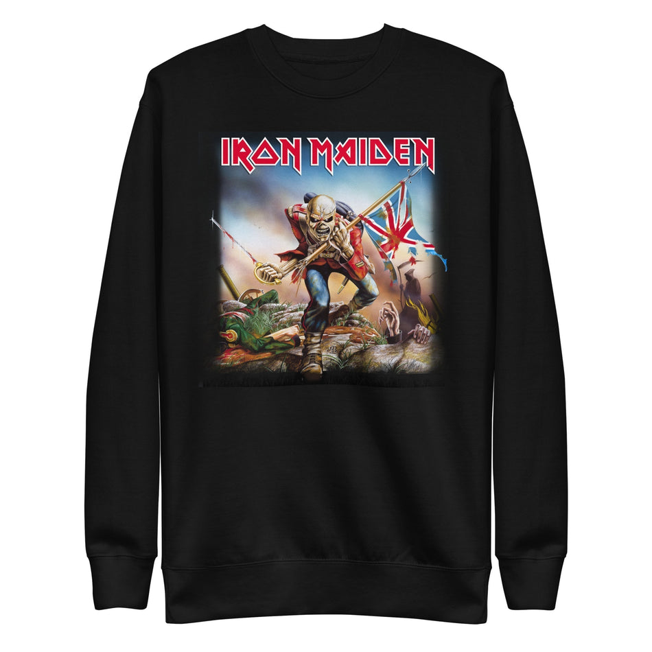 MerchMoment Iron Maiden - Flag Sweatshirt Black