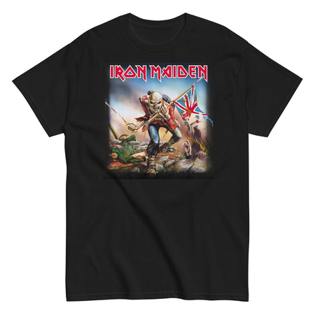 MerchMoment Iron Maiden - Flag T-Shirt Black