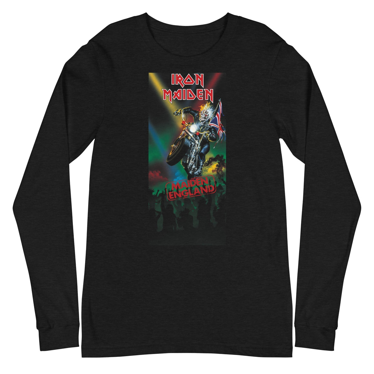 MerchMoment Iron Maiden - Maiden England Long Sleeve T-Shirt Black