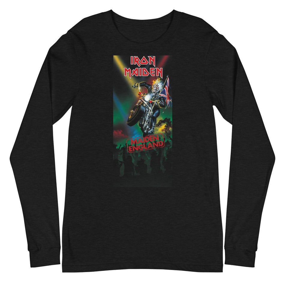 MerchMoment Iron Maiden - Maiden England Long Sleeve T-Shirt Black