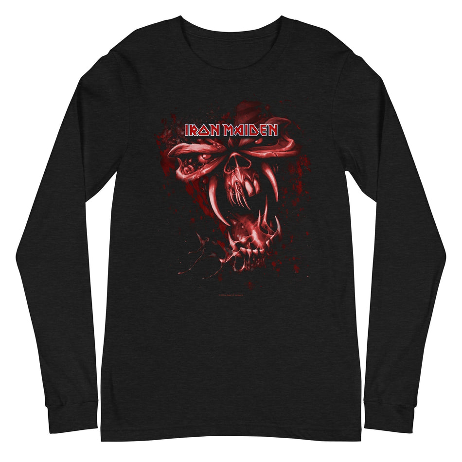 MerchMoment Iron Maiden - Mouth of the Beast Long Sleeve T-Shirt Black