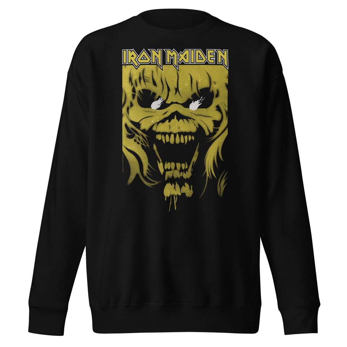 MerchMoment Iron Maiden - Open Mouth Sweatshirt Black