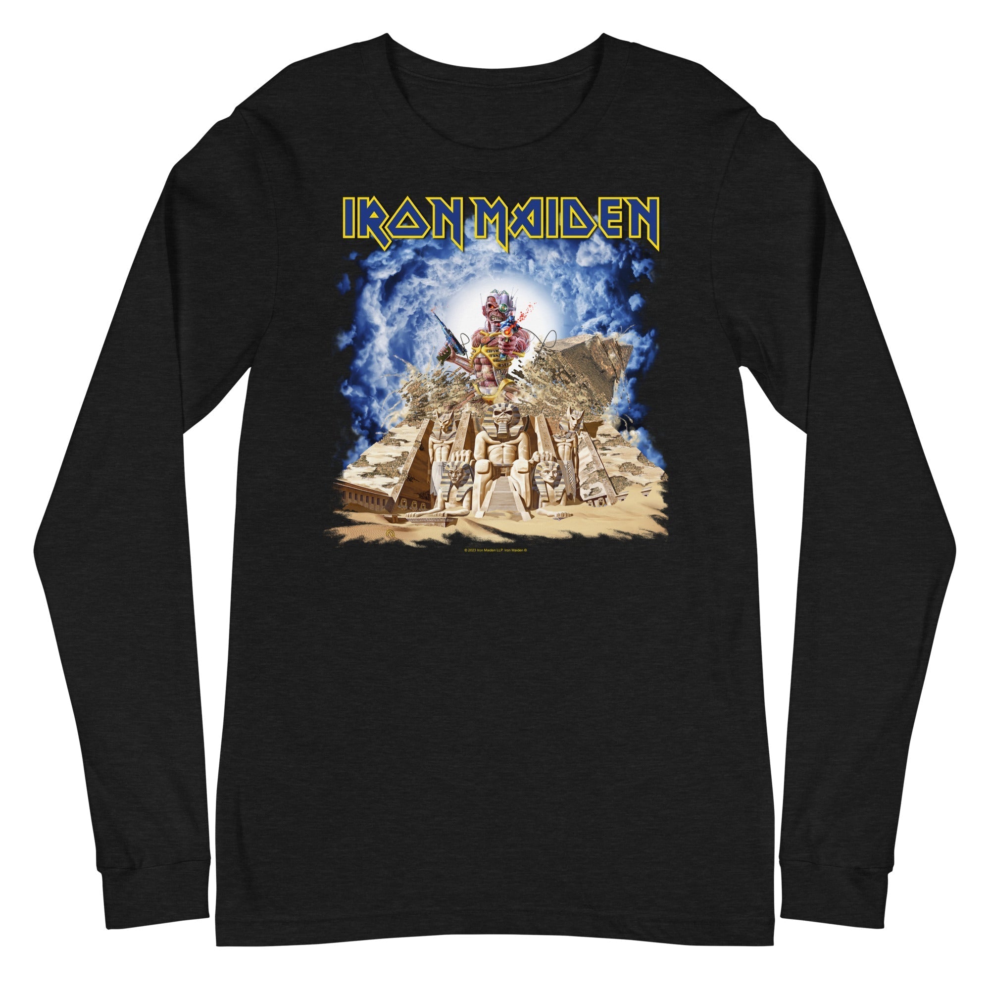 MerchMoment Iron Maiden - Pharoh Eddie Long Sleeve T-Shirt Black