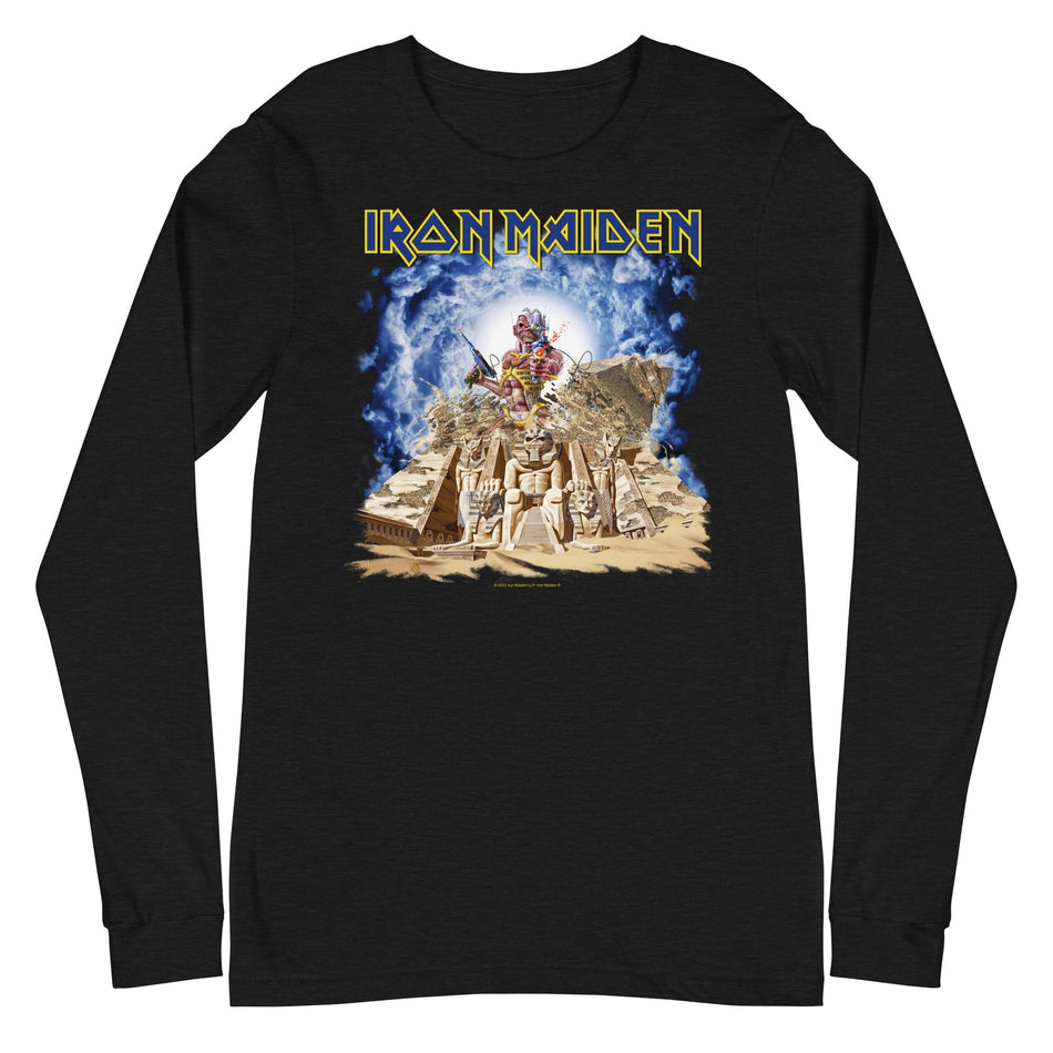 MerchMoment Iron Maiden - Pharoh Eddie Long Sleeve T-Shirt Black