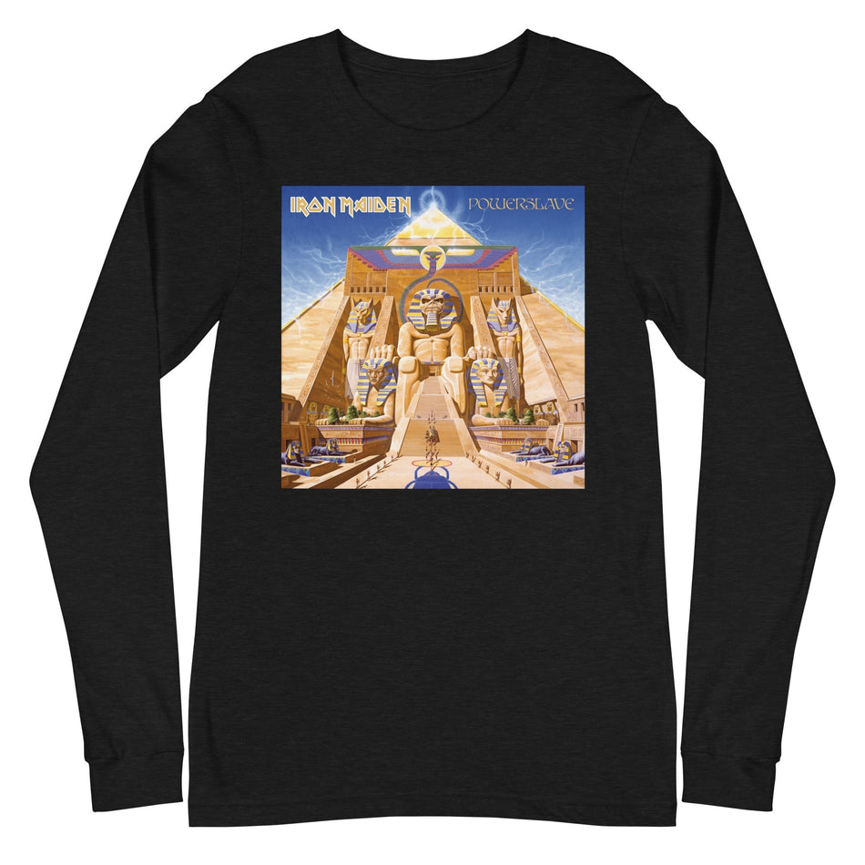 MerchMoment Iron Maiden - Powerslave Long Sleeve T-Shirt Black