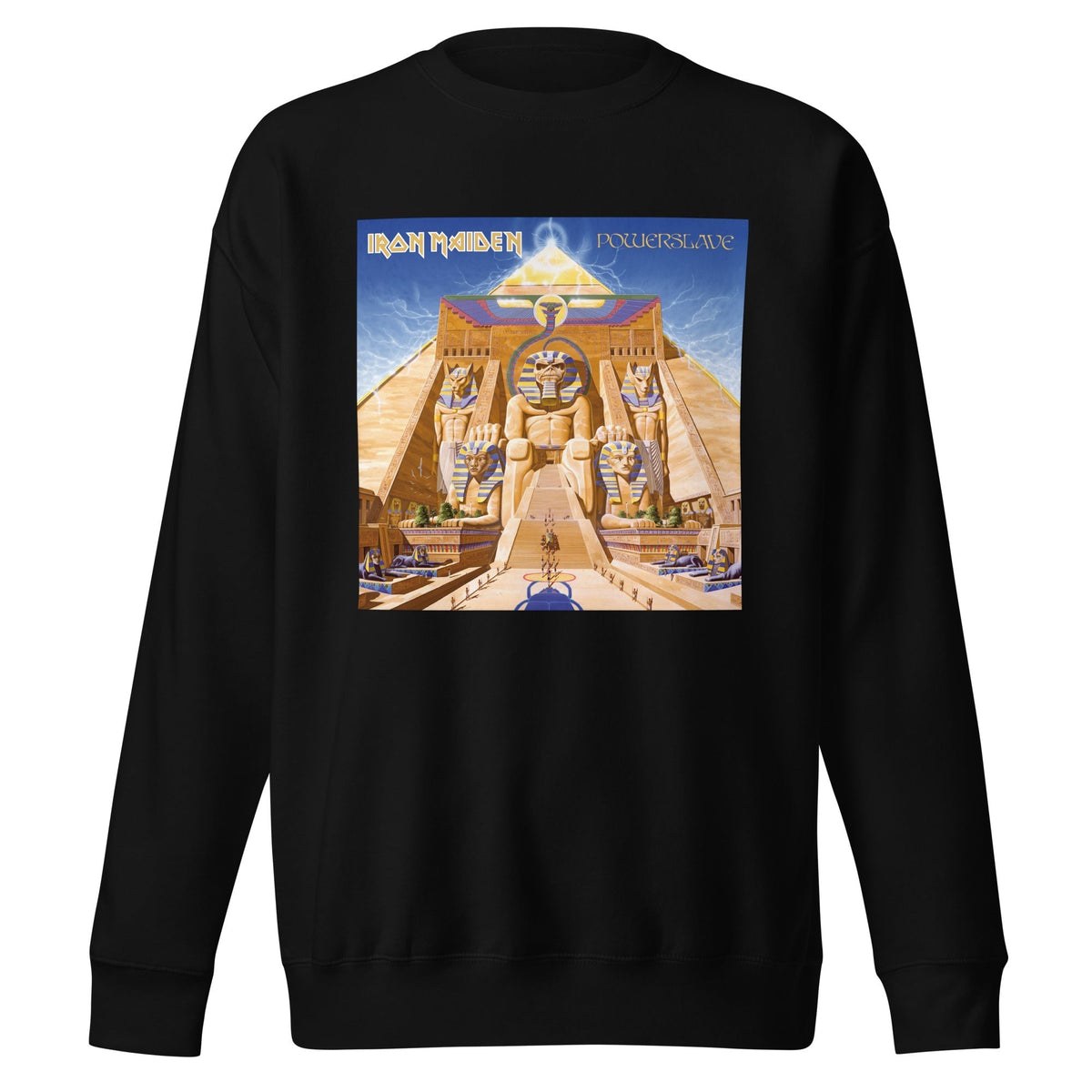 MerchMoment Iron Maiden - Powerslave Sweatshirt Black
