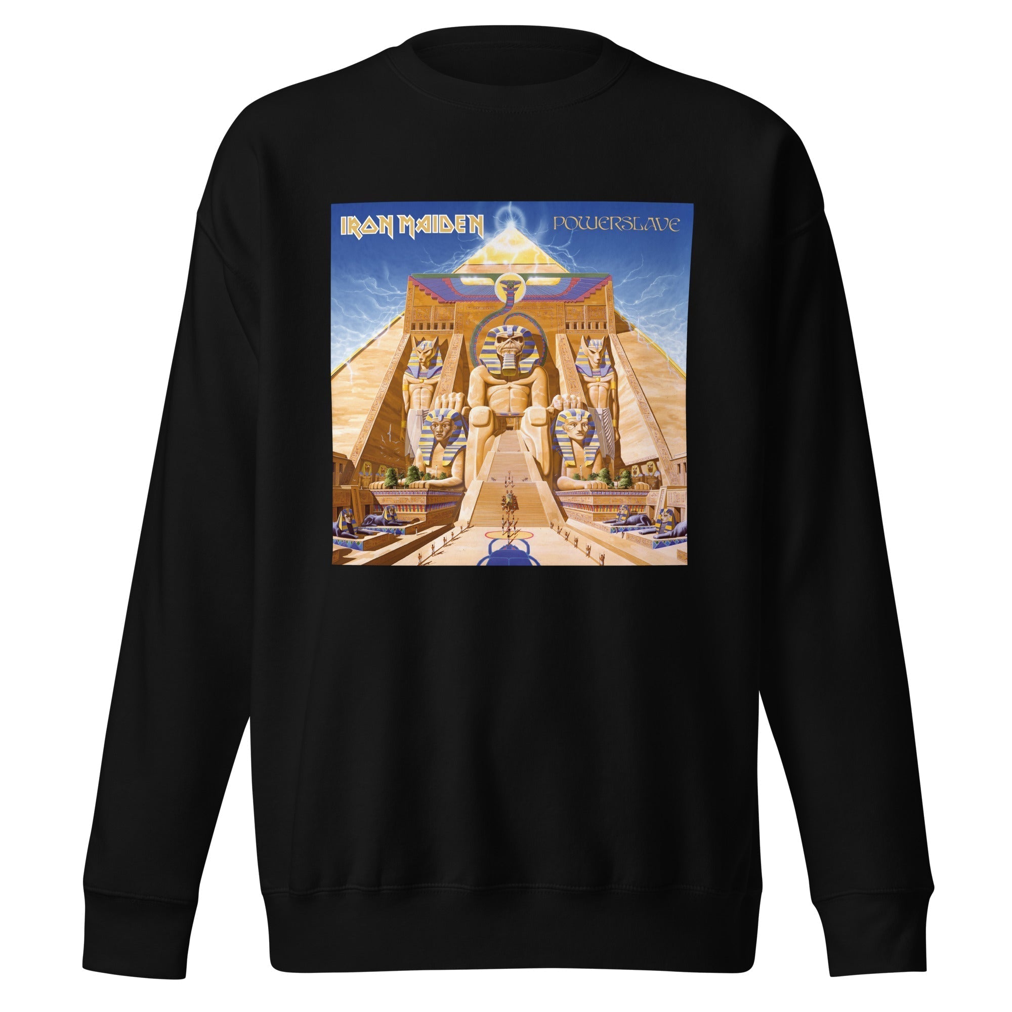 MerchMoment Iron Maiden - Powerslave Sweatshirt Black