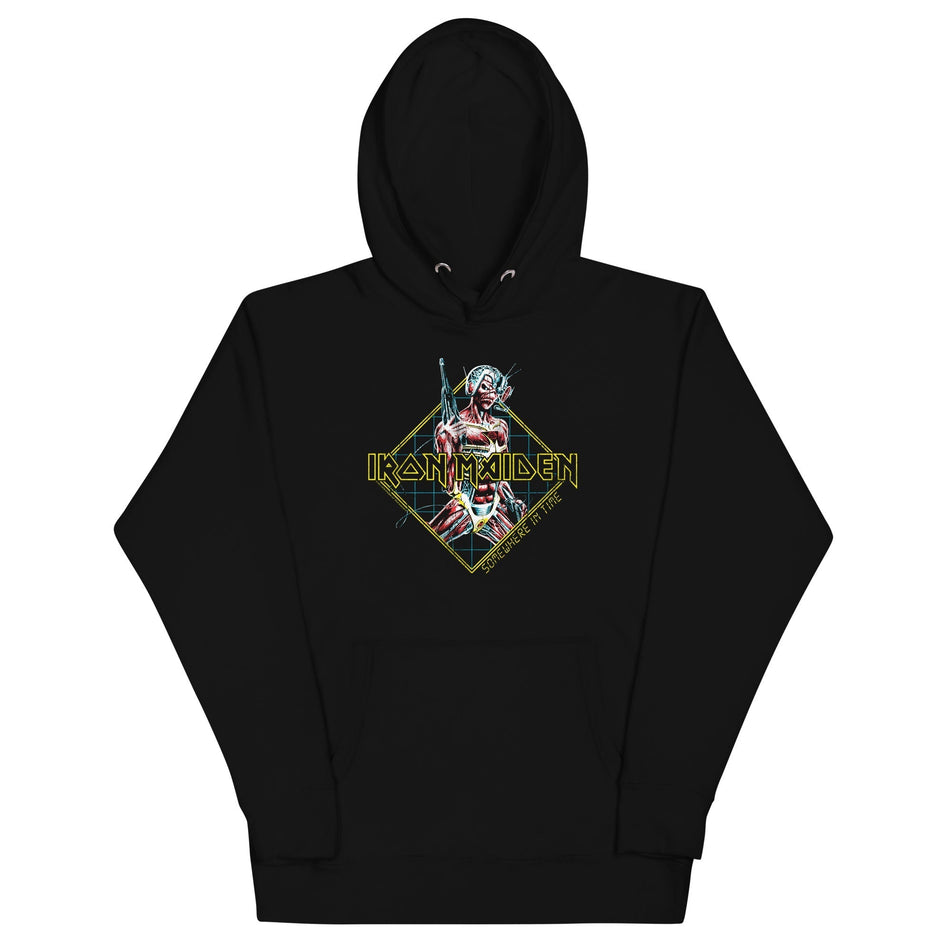 MerchMoment Iron Maiden - Rhombus Hoodie Black