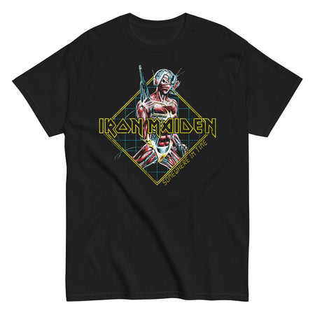 MerchMoment Iron Maiden - Rhombus T-Shirt Black