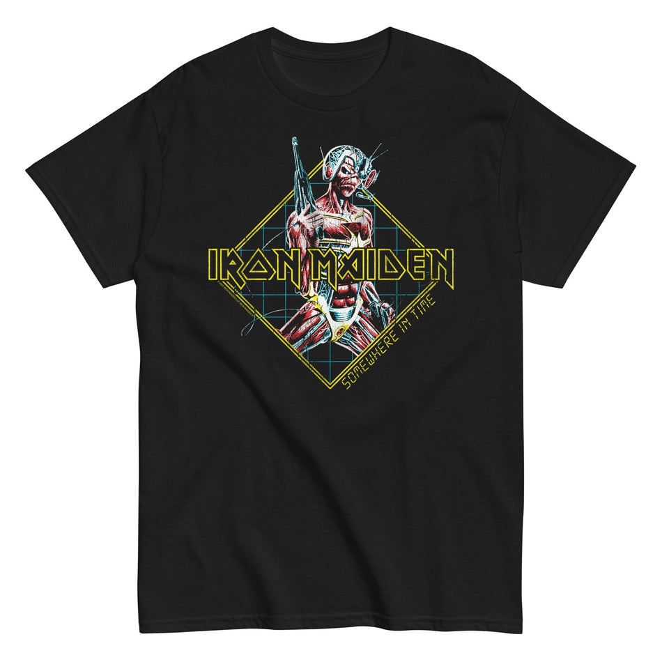 MerchMoment Iron Maiden - Rhombus T-Shirt Black