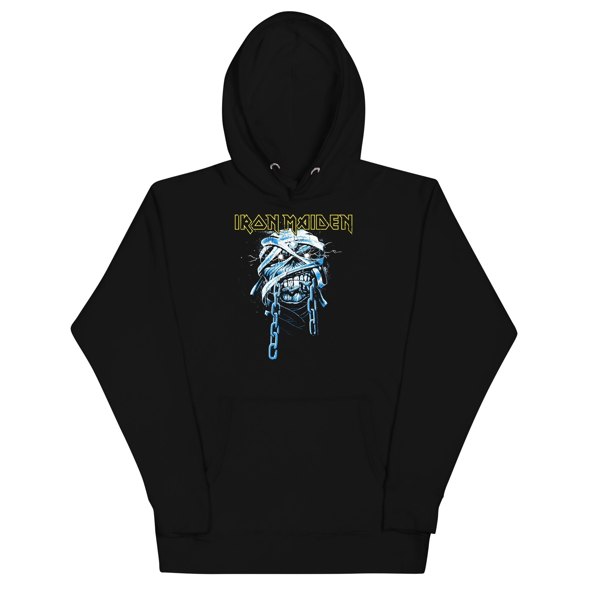 MerchMoment Iron Maiden - Skull Chain Hoodie Black