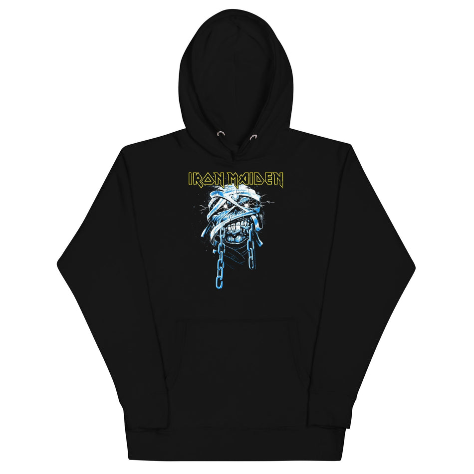 MerchMoment Iron Maiden - Skull Chain Hoodie Black