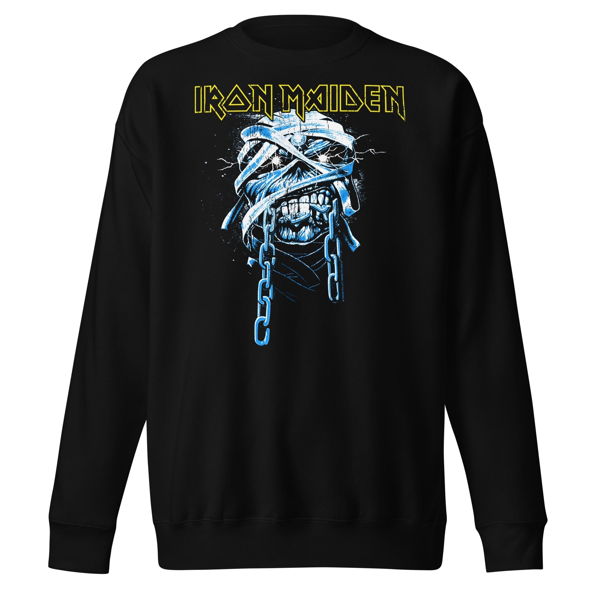 MerchMoment Iron Maiden - Skull Chain Sweatshirt Black