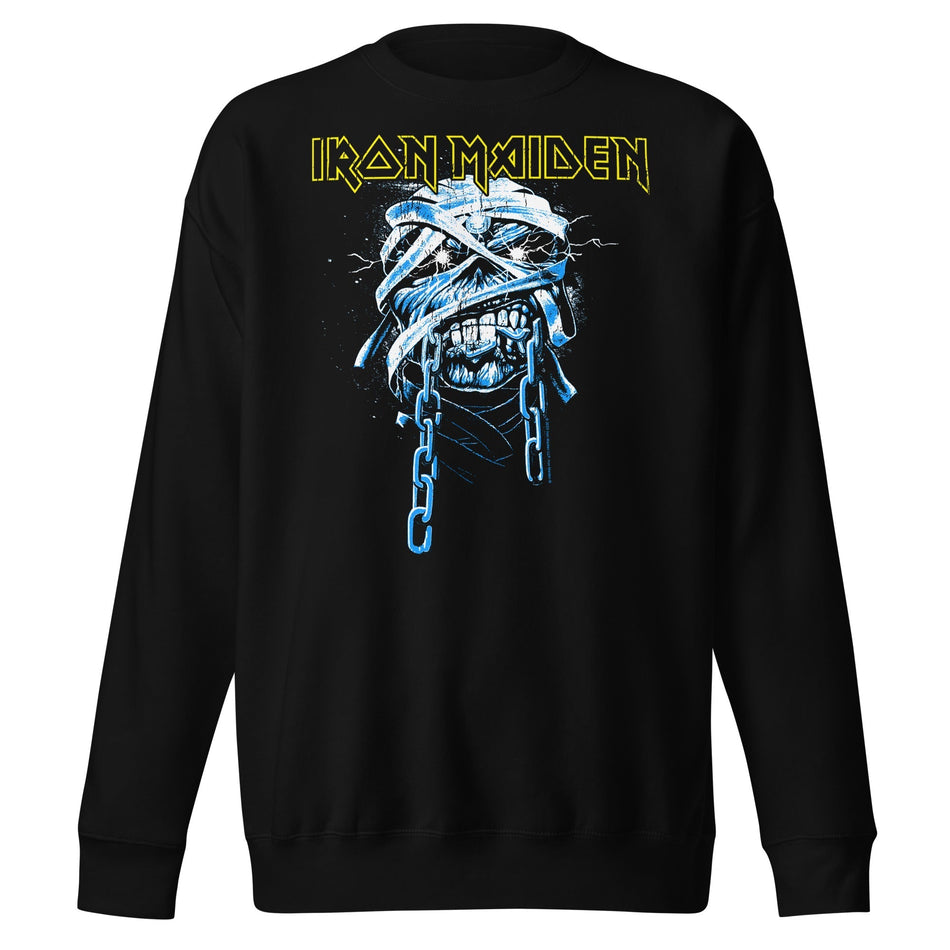 MerchMoment Iron Maiden - Skull Chain Sweatshirt Black