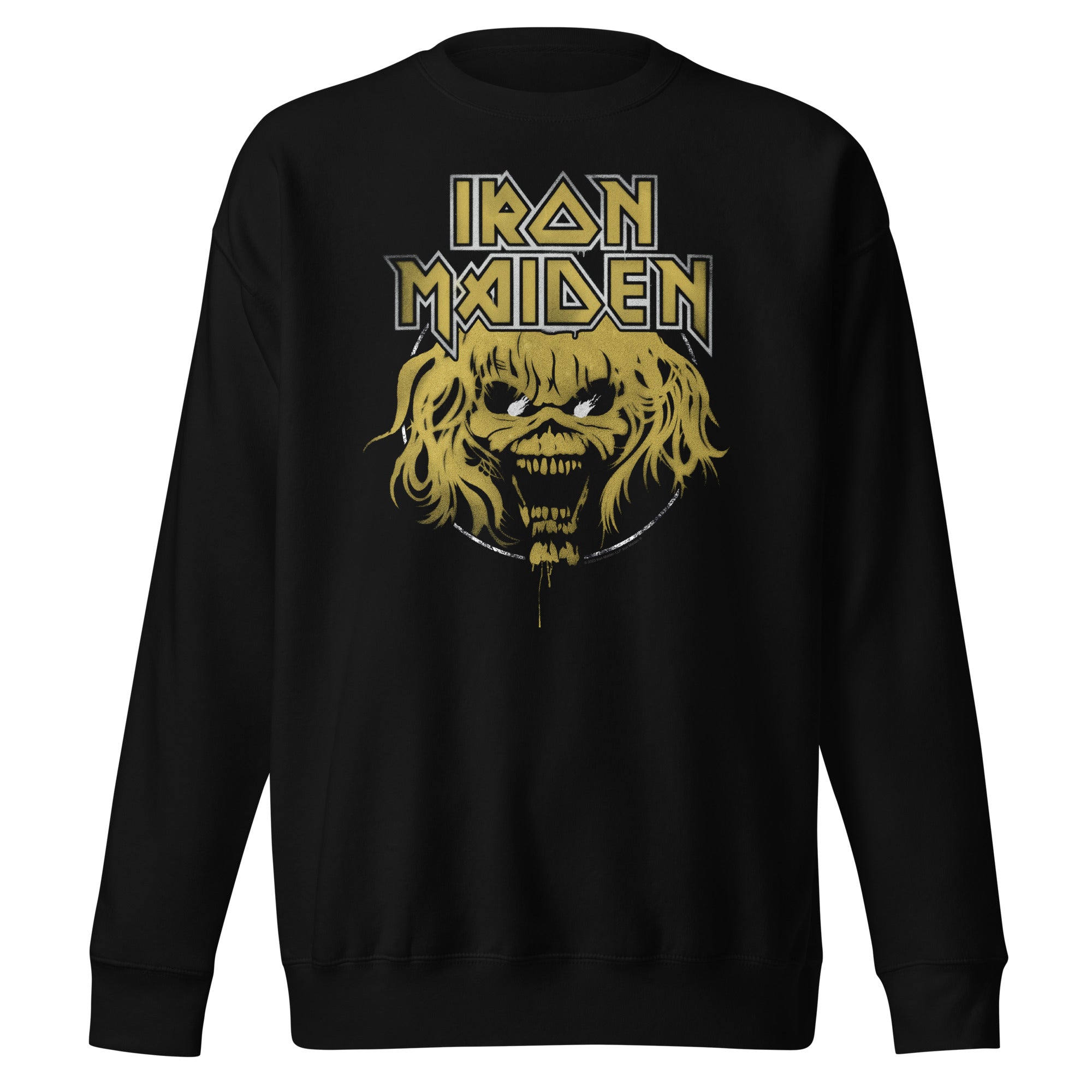 MerchMoment Iron Maiden - Stacked Logo Sweatshirt Black