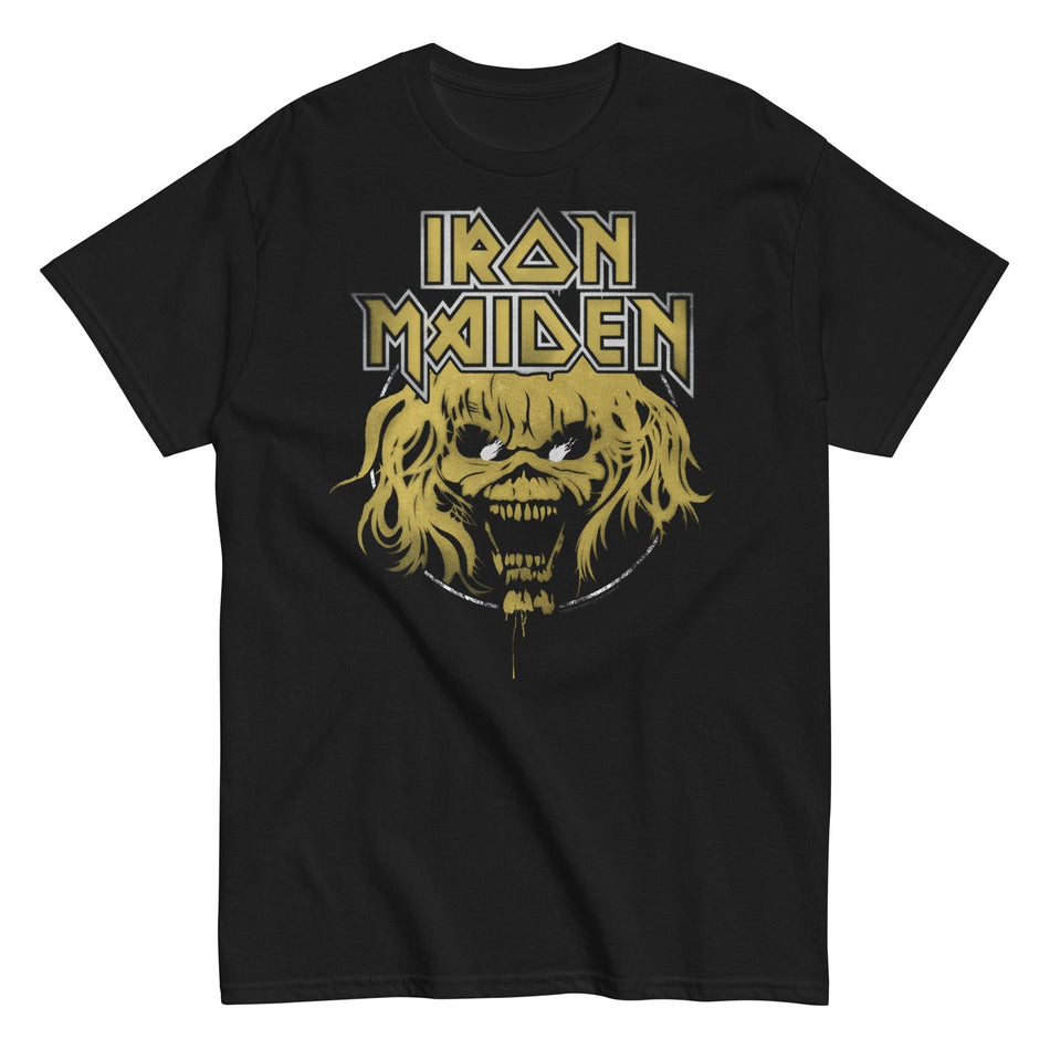 MerchMoment Iron Maiden - Stacked Logo T-Shirt Black