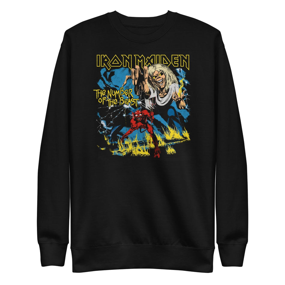 MerchMoment Iron Maiden - The Number of the Beast Sweatshirt Black
