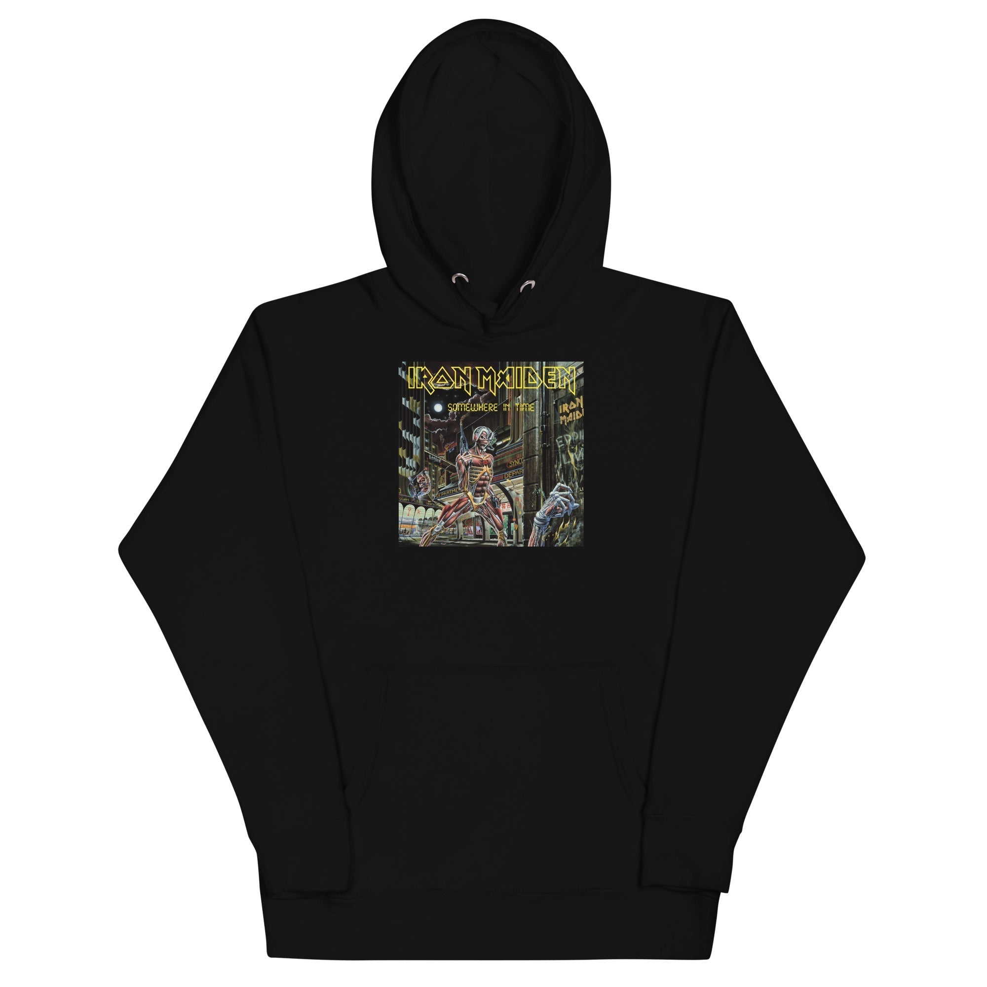 MerchMoment Iron Maiden - Times City Hoodie Black
