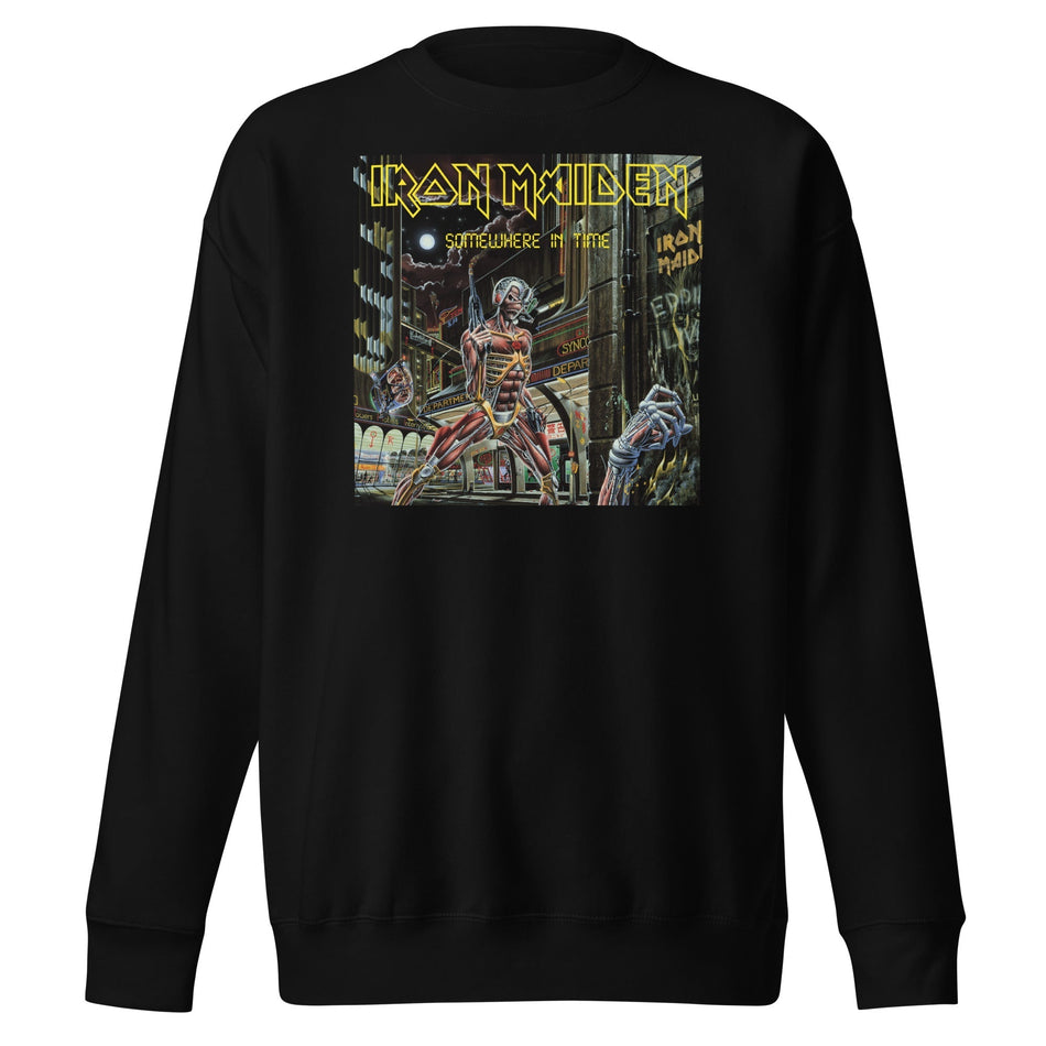 MerchMoment Iron Maiden - Times City Sweatshirt Black