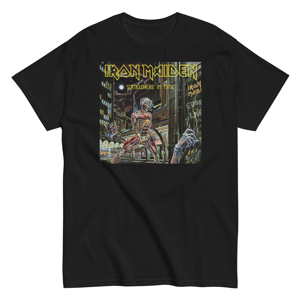 MerchMoment Iron Maiden - Times City T-Shirt Black