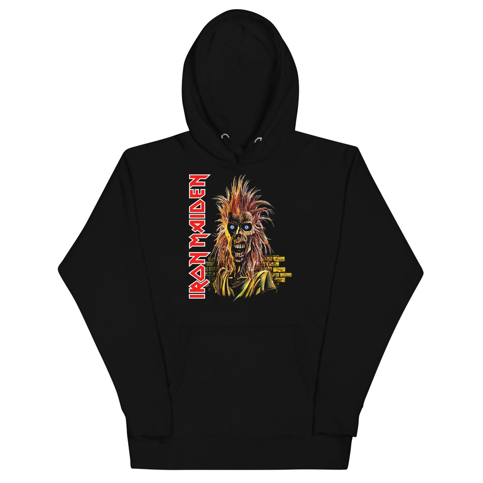 MerchMoment Iron Maiden - Vertical Eddie Hoodie Black