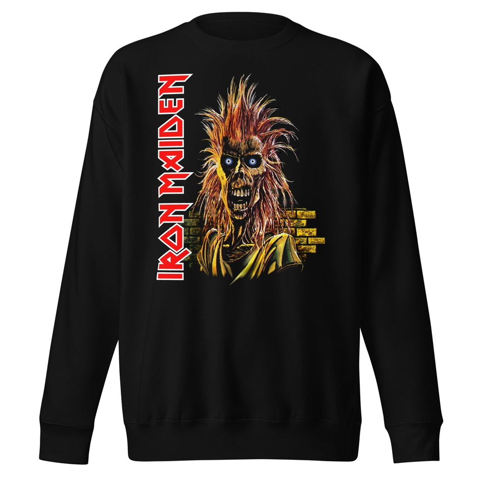 MerchMoment Iron Maiden - Vertical Eddie Sweatshirt Black
