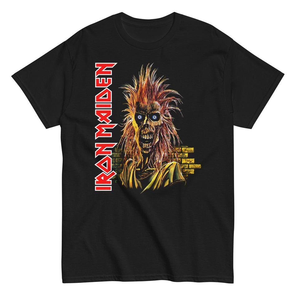 MerchMoment Iron Maiden - Vertical Eddie T-Shirt Black